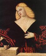 LICINIO, Bernardino Portrait of a Woman t09 oil on canvas